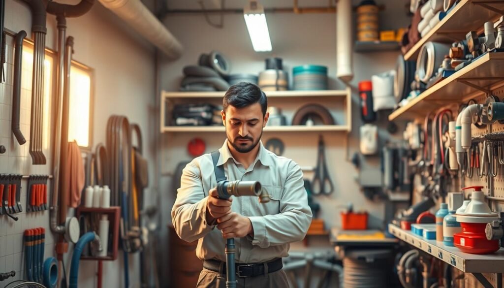 كشف تسربات المياه بحي الحمراء
