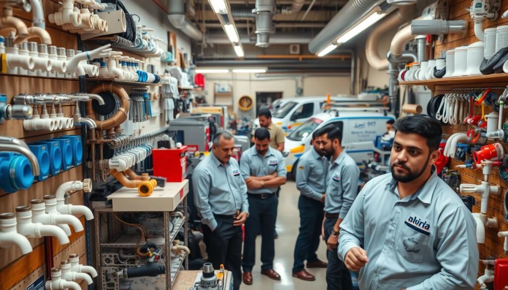 خدمات السباكة المقدمة في حي البساتين