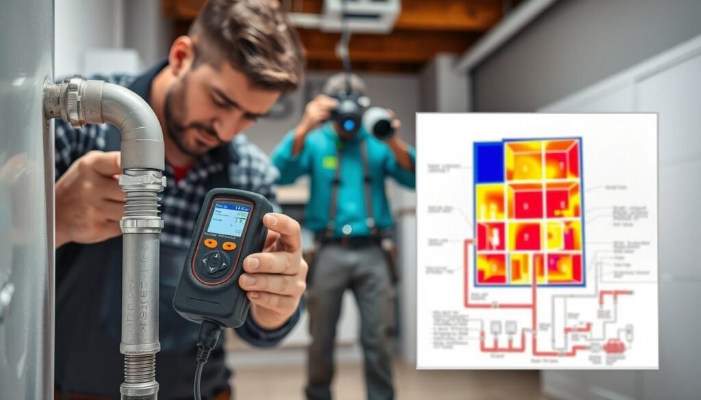 طرق كشف تسربات المياه بجدة